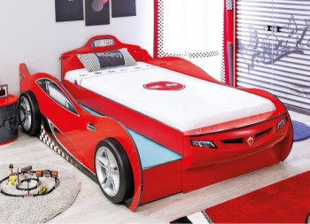 CARBED Кровать-машина Coupe с выдвижной кроватью Red 20.03.1306.00 в Двуречье - dvureche.mebel54.com | фото