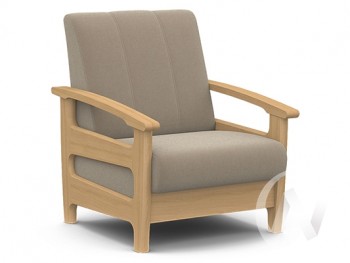 Кресло для отдыха Омега (бук лак/CATANIA LATTE) в Двуречье - dvureche.mebel54.com | фото