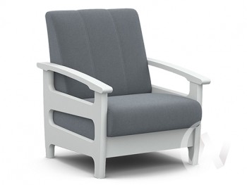 Кресло для отдыха Омега (снег лак/CATANIA SILVER) в Двуречье - dvureche.mebel54.com | фото