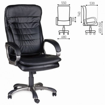 Кресло офисное BRABIX Omega EX-589 (черное) в Двуречье - dvureche.mebel54.com | фото