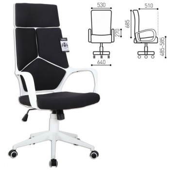 Кресло офисное BRABIX Prime EX-515 (черная ткань) в Двуречье - dvureche.mebel54.com | фото