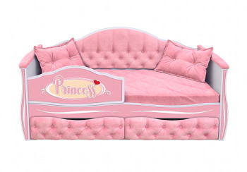 Кровать 160 серии Иллюзия 2 ящика 15 Бледно-розовый (подушки) в Двуречье - dvureche.mebel54.com | фото
