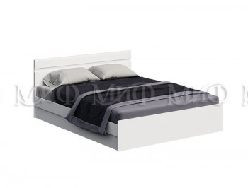 Кровать Нэнси New 1,6м (Белый/белый глянец) в Двуречье - dvureche.mebel54.com | фото