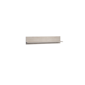 Полка навесная Саманта Дуб харбор белый в Двуречье - dvureche.mebel54.com | фото