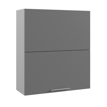 Ройс ПГПМ 800 Шкаф верхний Blum Aventos HF (Графит софт/корпус Серый) в Двуречье - dvureche.mebel54.com | фото