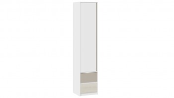 Шкаф для белья комбинированный «Сканди» Дуб Гарден/Белый/Глиняный серый в Двуречье - dvureche.mebel54.com | фото