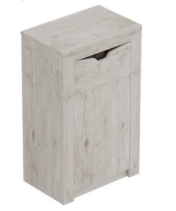 Тумба с дверцей и ящиком Соренто Дуб бонифаций/Кофе структурный матовый в Двуречье - dvureche.mebel54.com | фото